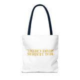 "Real Leaders Share Credit" – Tote Bag über Leadership & Verantwortung