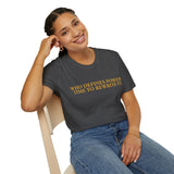 "Who Defines Power? Time to Rewrite It." – Statement T-Shirt über Macht & Selbstbestimmung