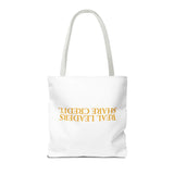 "Real Leaders Share Credit" – Tote Bag über Leadership & Verantwortung