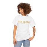 "She Leads - get used to it" – Ein modernes Statement über Führung & Präsenz