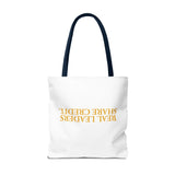 "Real Leaders Share Credit" – Tote Bag über Leadership & Verantwortung