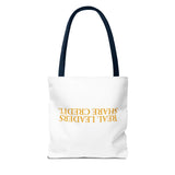 "Real Leaders Share Credit" – Tote Bag über Leadership & Verantwortung