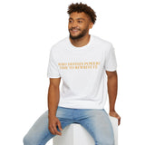 "Who Defines Power? Time to Rewrite It." – Statement T-Shirt über Macht & Selbstbestimmung