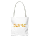 "Real Leaders Share Credit" – Tote Bag über Leadership & Verantwortung