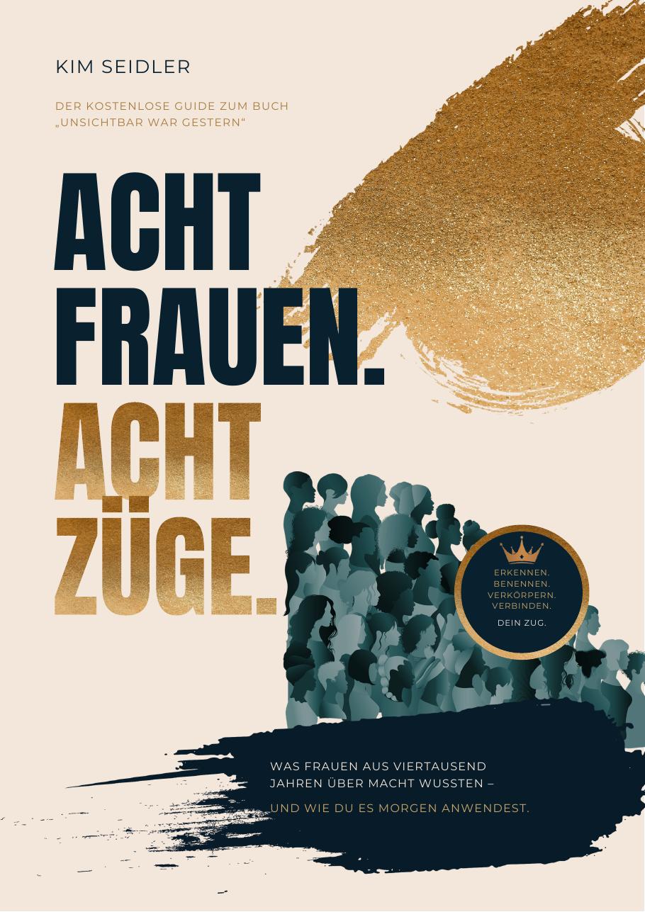 Cover des kostenlosen Guides: Acht Frauen. Acht Züge., von Kim Seidler